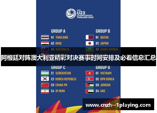 阿根廷对阵澳大利亚精彩对决赛事时间安排及必看信息汇总